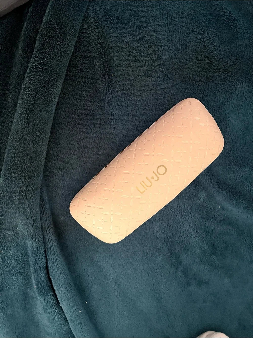Liu Jo Light Pink Embossed Sunglasses Case